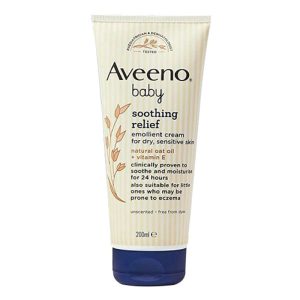 Aveeno Baby Soothing Relief Emollient Sensitive Skin Cream 200 ml
