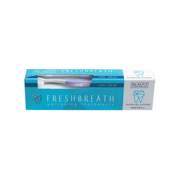 Beauty Formulas Fresh Breath toothpaste with Toothbrush