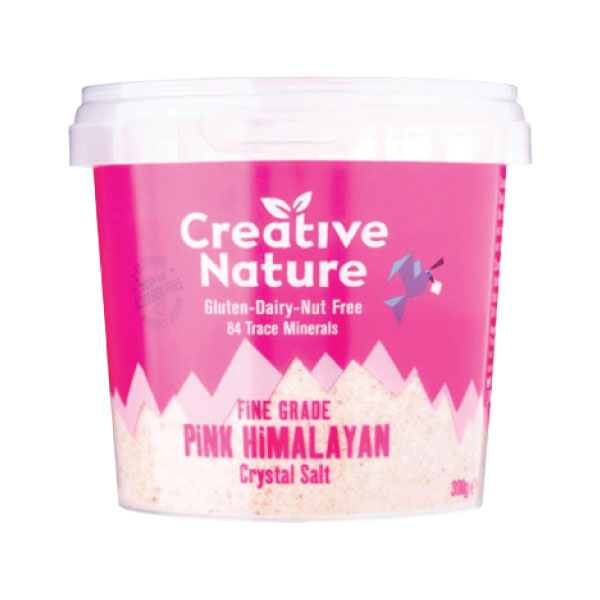 Creative Nature Pink Himalayan Crystal Salt Fine dairy free