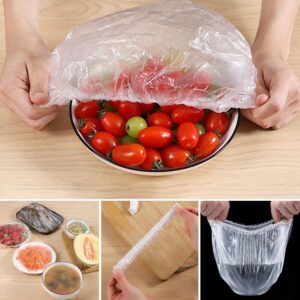 Disposable Food Cover Plastic Wrap Elastic Food