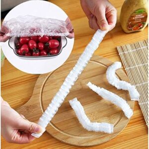 Disposable Food Cover Plastic Wrap Elastic Food