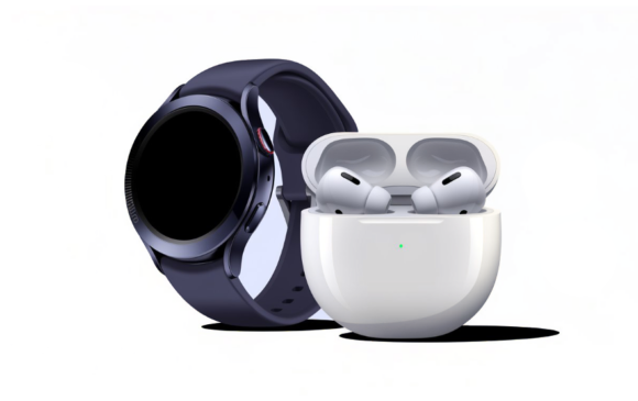 Electronics_Airbuds_Smartwatch