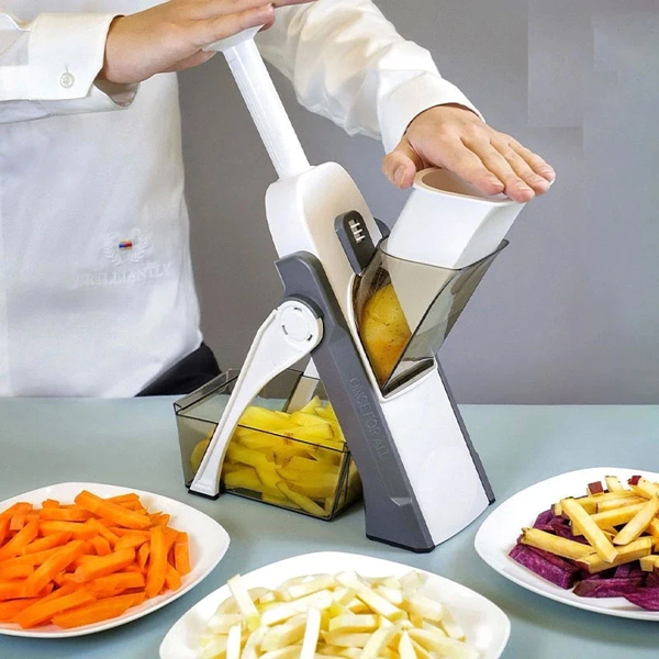 Vegetable Chopper With Mandoline Slicer