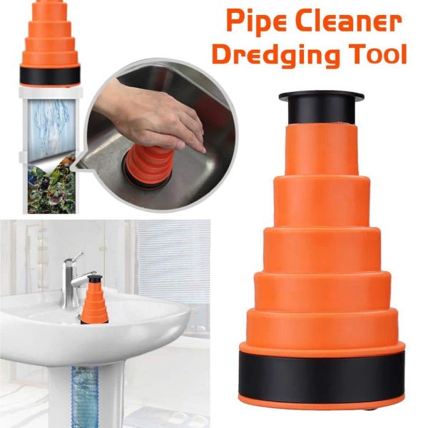 Bathroom sink power dredger sewer pipe cleaner cup